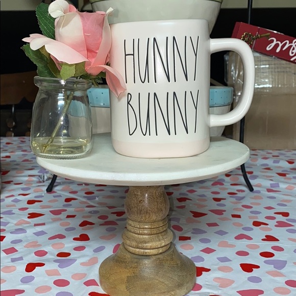 Rae Dunn☕️2021 HUNNY🐰BUNNY PINK trim/interior🐰🐰 - Picture 2 of 5